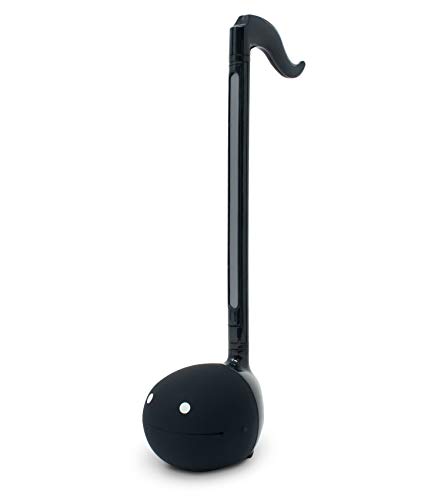 Otamatone Japanese Electronic Musical Instrument Portable Music Synthesizer from Japan by Maywa Denki Studio Award Winning, Educational Fun Gift for Children, Teens & Adults - Black