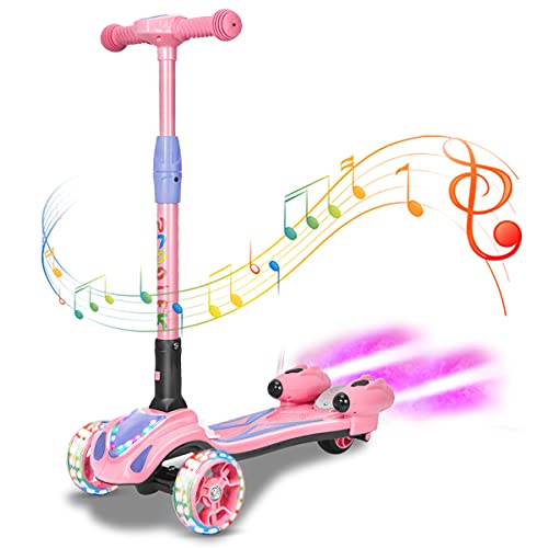 Scoot into Fun: The Ultimate 3-Wheel Scooter for Kids That Rocks with Lights and Tunes!