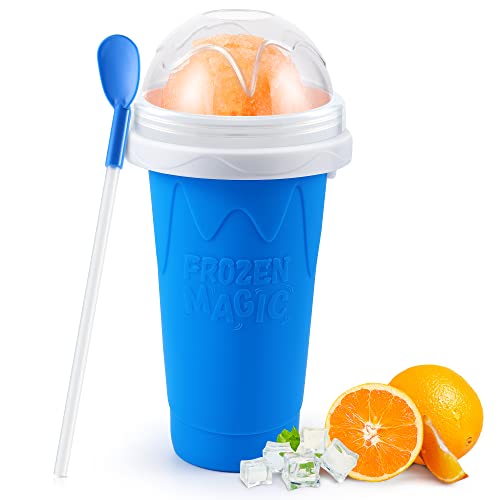 RELPOM Slushie Maker Cup, TIK TOK Magic Quick Frozen Smoothies Cup, Cooling Cup, Slushy Cup, Cool Stuff Things Gadgets Funny Gifts for Kids & Great Stocking Stuffers & White Elephant Gifts