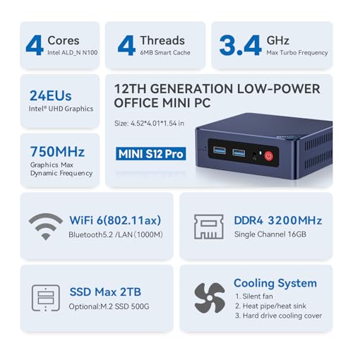 Power Packed Performance in Your Palm: Unleashing the Beelink Mini PC Mini S12 Pro