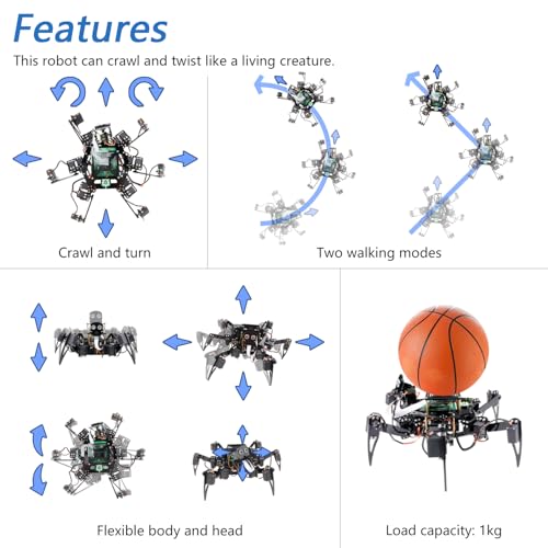 Unleash Your Inner Engineer: The Freenove Big Hexapod Robot Kit Takes Robotics to New Heights!