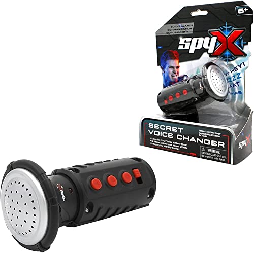 SpyX / Secret Voice Changer. Voice Synthesizer Spy Toy to Disguise Your Voice in Real-time! Junior Secret Agent / Ninja Toy Gadget. Multi-Voice Amplifier Megaphone for Boys & Girls