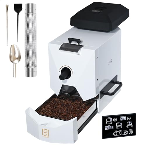 Electric Coffee Bean Roaster Machine, Smokeless Drum Roasting, for Home&Commercial Automatic Baking, Capacity MAX:500g