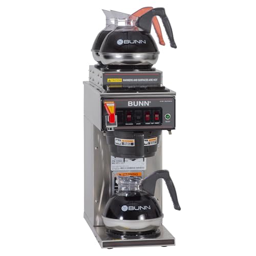 Bunn 12950.0213 CWTF-3 Automatic Commercial Coffee Brewer with 3 Warmers