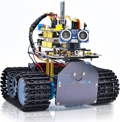 Unleash Your Inner Engineer: Exploring the Fun and Functionality of the KEYESTUDIO Mini Tank Robot V2!