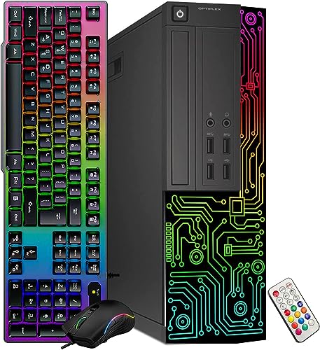 Elevate Your Gaming Experience: Unleashing the Power of the Renewed Dell Gaming OptiPlex Desktop with RGB Flair