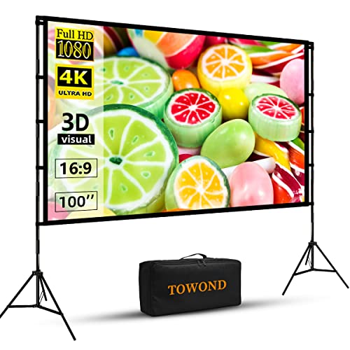 Transform Your Movie Nights: The Ultimate Review of the Towond 100 Inch Portable Projector Screen