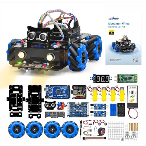 Unleash Creativity and Learning: A Deep Dive into the OSOYOO Omni Directional Mecanum Wheels Robot Car Kit