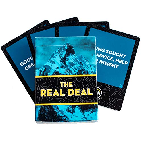 The Real Deal Cards, A Tactile, Effective Communication Tool for Leaders | Align Team Communication | Increase Productivity | Connect Onsite and Virtual Teams