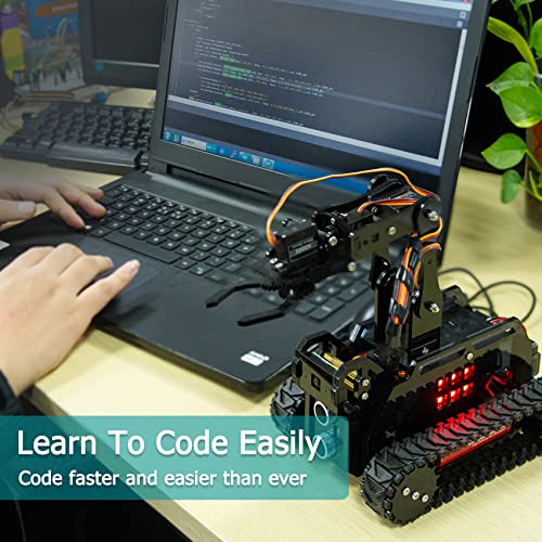 Unleash Your Inner Engineer with the Adeept RaspTank: The Ultimate Smart Robot Kit for Aspiring Coders!