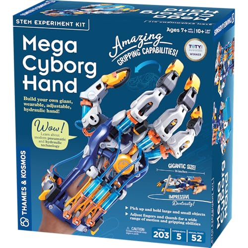 Unleash Your Inner Engineer: The Thames & Kosmos Mega Cyborg Hand Kit Transforms Learning into a Gripping Adventure!