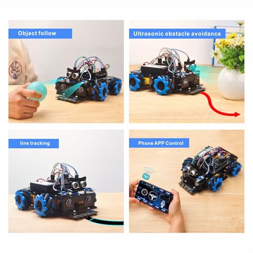 Unleash Creativity and Learning: A Deep Dive into the OSOYOO Omni Directional Mecanum Wheels Robot Car Kit