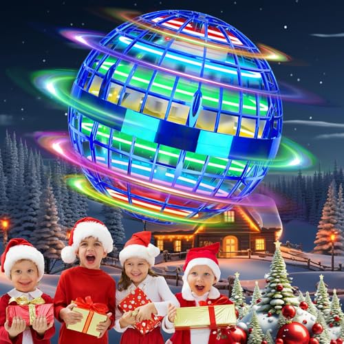 Flying Orb Ball Toys 2024 Upgraded Flying Ball 360°Rotating Hand Controlled Hover Boomerang Ball, Flying Spinner Mini Drone Magic Cool Toys Gifts for Boys Girls Teens Age 6 7 8 9 10+