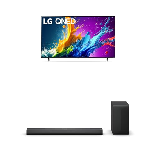 Experience the Ultimate Home Theater: A Review of the LG 86-Inch QNED80T Smart TV and Dolby Atmos Sound Bar!