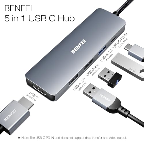 Unleash Your Connectivity: The BENFEI 5-in-1 USB C Hub Reviewed