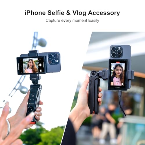 Capture Your Best Self: The Newmowa Phone Vlog Selfie Monitor Transforming Your Streaming Experience!