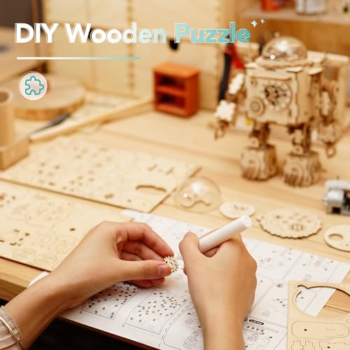 Crafting Joy: Unleash Your Imagination with ROKR 3D Wooden Puzzles!