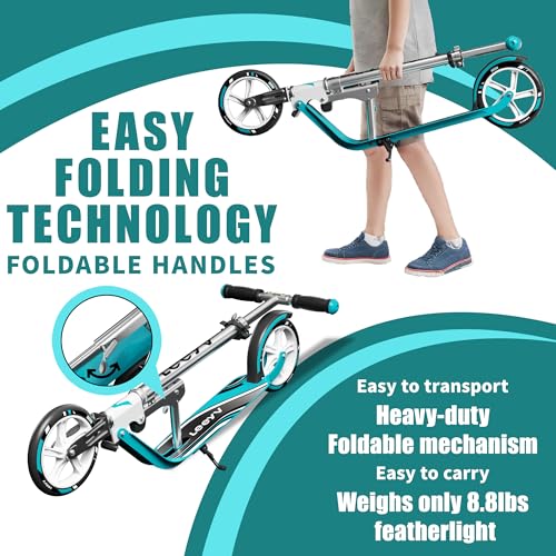 Glide in Style: The Ultimate Foldable Scooter for Kids and Adults!