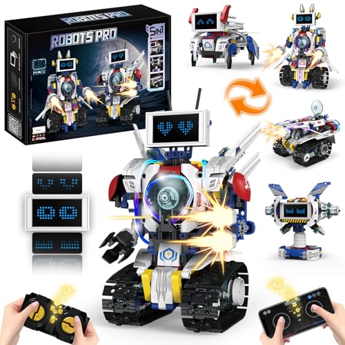 Unleash Creativity with the Ultimate 5 in 1 STEM Robot Building Kit: A Hands-On Adventure for Future Innovators!