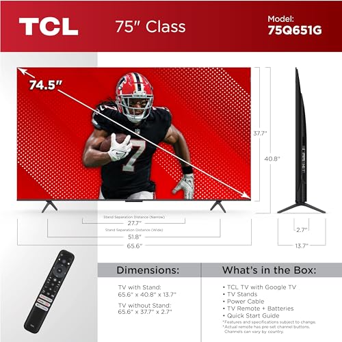 Elevate Your Viewing Experience: The Ultimate Dive into the TCL 75-Inch Q65 QLED Smart TV