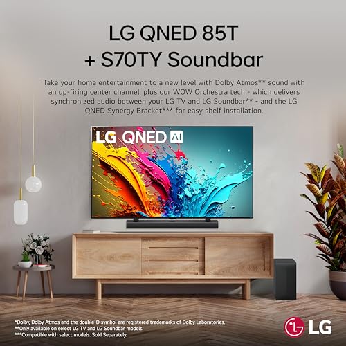 Experience the Ultimate Home Theater: A Review of the LG 86-Inch QNED80T Smart TV and Dolby Atmos Sound Bar!