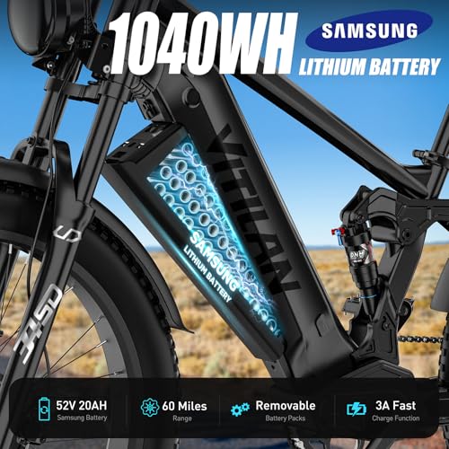 Unleash Your Adventure: The VITILAN T7 PRO Electric Bike Takes Mountain Riding to New Heights!