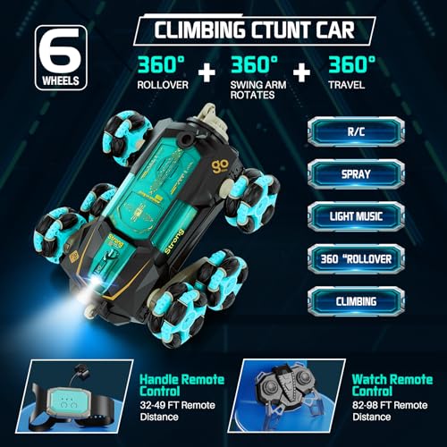 Unleash the Fun: The Ultimate Gesture-Sensing RC Stunt Car for Kids and Teens!