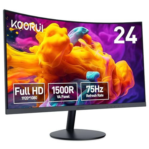 Immerse Yourself in Clarity: The KOORUI 24-Inch Curved Monitor Review