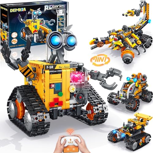 Unleash Creativity: The Ultimate 4-in-1 Robot Building Set for All Ages!