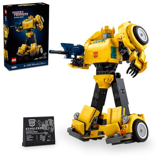 Transform Your Collection: Unleashing the LEGO Icons Transformers Bumblebee Action Figure!