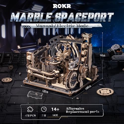 Unleash Your Creativity: Exploring the ROKR Marble Spaceport 3D Puzzles for Adults