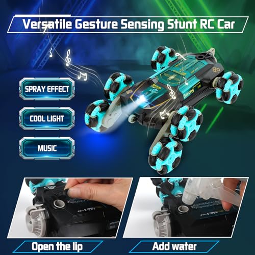 Unleash the Fun: The Ultimate Gesture-Sensing RC Stunt Car for Kids and Teens!