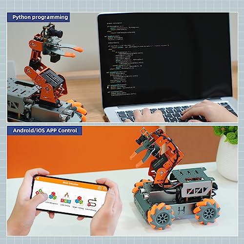 Unleashing Creativity: Dive into Robotics with the MatserPi Robotic Arm Car Kit!